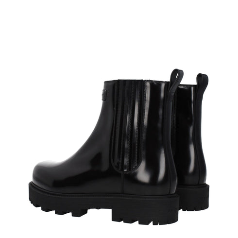 Givenchy Black Leather Ankle Boots