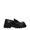 Dolce & Gabbana Black Leather Slip-On Loafers