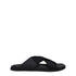 Givenchy Black Fabric Slippers Sandals
