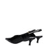 Givenchy Women's Black Leather Slingback Mid Heels Pumps