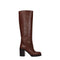 Prada Knee-High Boots in Brown Leather – Women's