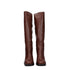 Prada Knee-High Boots in Brown Leather – Women's