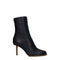 Jacquemus Women's Ankle Boots – Black Leather High Heel Square Toe