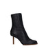 Jacquemus Women's Ankle Boots – Black Leather High Heel Square Toe