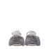 Fendi Slippers Sandals in Gray Mink Leather - Women’s