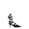 Valentino Garavani Rockstud Gladiator Patent Leather Heeled Sandals Black – Women’s