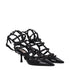 Valentino Garavani Rockstud Gladiator Patent Leather Heeled Sandals Black – Women’s