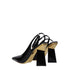 Valentino Garavani Slingback Heeled Sandals in Black Patent Leather - Pointed Toe High Heels for Women
