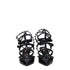 Valentino Garavani Rockstud Gladiator Patent Leather Heeled Sandals Black – Women’s