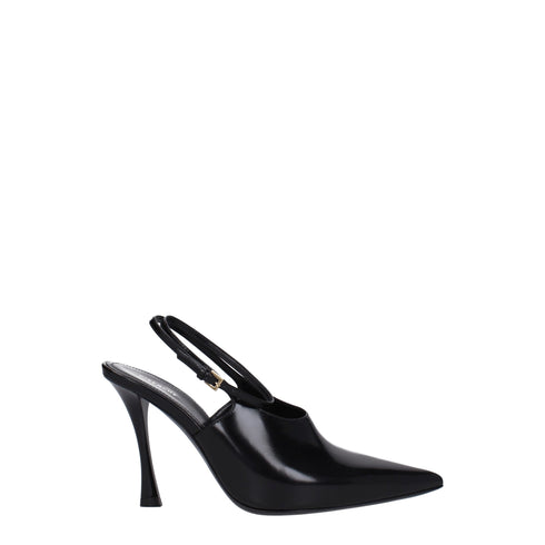 Givenchy Women's Black Leather Pointed High Heels Pumps