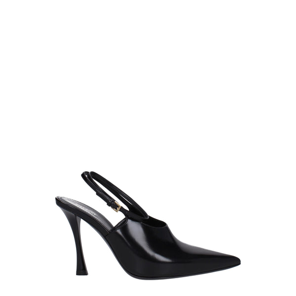 Givenchy Women's Black Leather Pointed High Heels Pumps