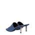 Givenchy Women’s Blue Denim Fabric Open-Toe Sandals – Mid-Heels Slip-On