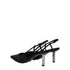 Givenchy Black Fabric High Heel Slingback Pumps with Rhinestone Embellishments - Women’s
