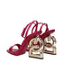 Dolce & Gabbana Pink Patent Leather Stiletto Heels Sandals – Women’s