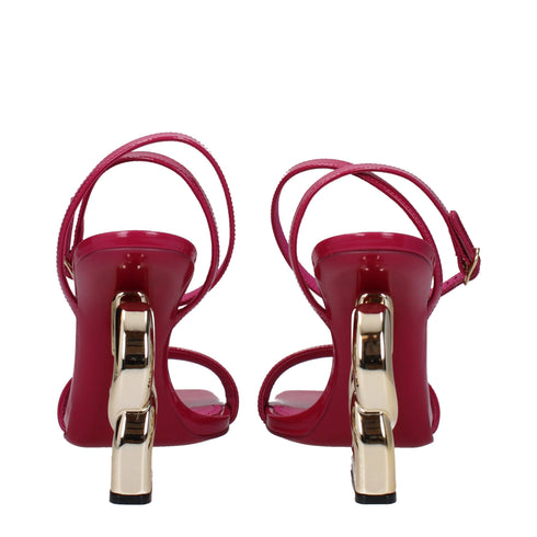Dolce & Gabbana Pink Patent Leather Stiletto Heels Sandals – Women’s