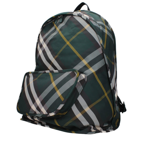 Burberry Green Fabric Backpacks