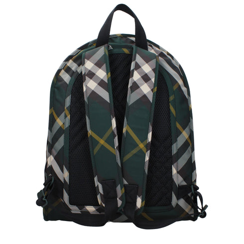 Burberry Green Fabric Backpacks