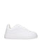 Burberry White Leather Low Tops