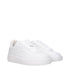 Burberry White Leather Low Tops