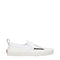 Valentino Garavani White Fabric Slip-On Loafers