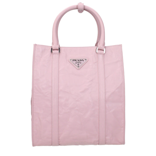Prada Pink Leather Handbags