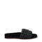 Chloé Women's Black Leather Braided Slippers – Casual Flat Sandals