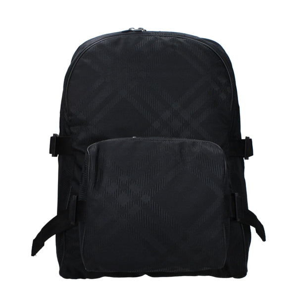 Burberry Black Fabric Backpacks