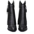 Givenchy Ankle Boots in Black Aged Leather with Pointed Toe and Wedge Heel - Women’s