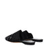 Givenchy Women's Black Satin Slippers – Designer Flat Sandals with Logo Detail