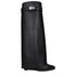 Givenchy Turn Lock Wedge Boots Black Leather Pointed Toe - Women’s