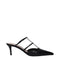 Valentino Garavani Black Leather Heels – Strappy Stiletto Sandals for Women