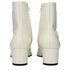 Celine Ankle Boots in Beige Patent Leather Mid Heel - Women’s