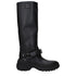 Burberry Boots Black Leather Chunky Sole Women’s
