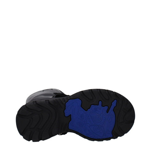 Burberry Boots Black Leather Chunky Sole Women’s