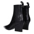 Valentino Garavani Black Leather Pointed Ankle Boots – Women’s