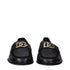 Dolce & Gabbana Black Leather Slip-On Loafers