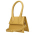 Jacquemus Yellow Leather Handbags