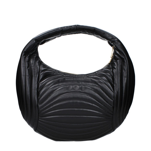 Salvatore Ferragamo Black Quilted Leather Handbag for Women