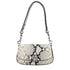 Tory Burch Shoulder Bag in White Python-Effect Leather for Women