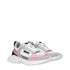 Versace White Pink Grey Logo Low Top Sneakers Shoes for Women
