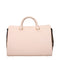 Burberry Pink Calfskin Leather Handbag with Adjustable and Removable Shoulder Strap for Women