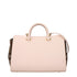 Burberry Pink Calfskin Leather Handbag with Adjustable and Removable Shoulder Strap for Women