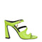 Versace Green Leather Stiletto Heels Sandals - Women’s Shoes