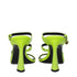 Versace Green Leather Stiletto Heels Sandals - Women’s Shoes