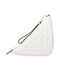 Prada Triangle White Leather Clutch Bag for Women