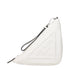 Prada Triangle White Leather Clutch Bag for Women