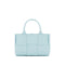 Bottega Veneta Mini Arco Tote Bag in Light Blue Lambskin – Women’s Intrecciato Weave