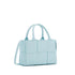 Bottega Veneta Mini Arco Tote Bag in Light Blue Lambskin – Women’s Intrecciato Weave