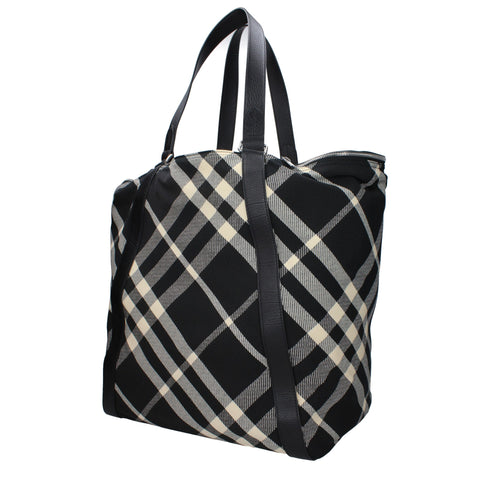Burberry Black Fabric Shoulder Bags