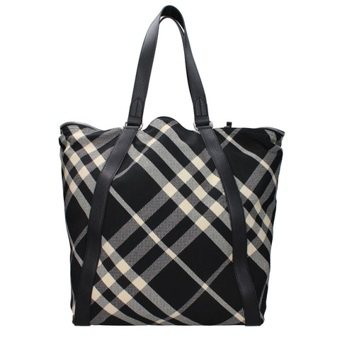 Burberry Black Fabric Shoulder Bags